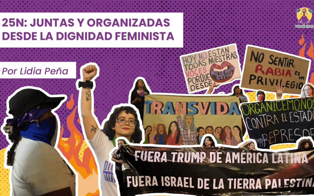25N: JUNTAS Y ORGANIZADAS DESDE LA DIGNIDAD FEMINISTA 